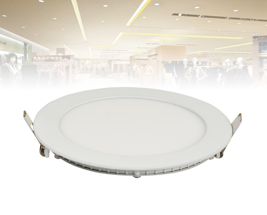 省エネの円形の細いパネルIP20トライアック調光 Energy Saving Round Slim Panel IP20 TRIAC dimming
