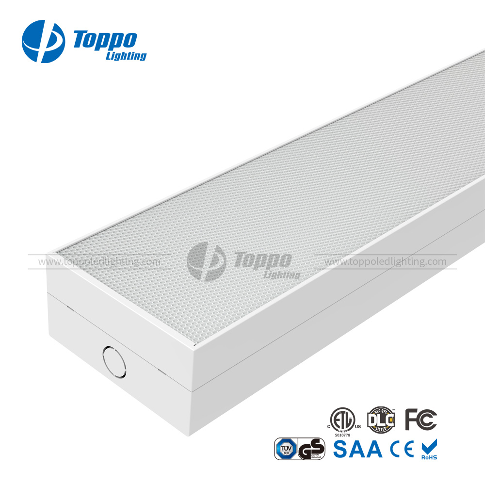 Low glare dimming led batten light fixture